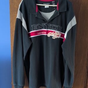 Enyce Green Shirt with Red and Gray Accents